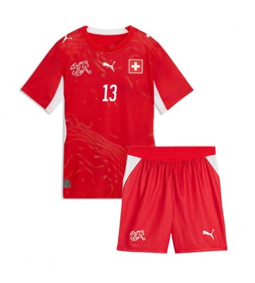 Schweiz Ricardo Rodriguez #13 Hjemmebanetrøje Børn VM 2026 Kortærmet (+ Korte bukser)